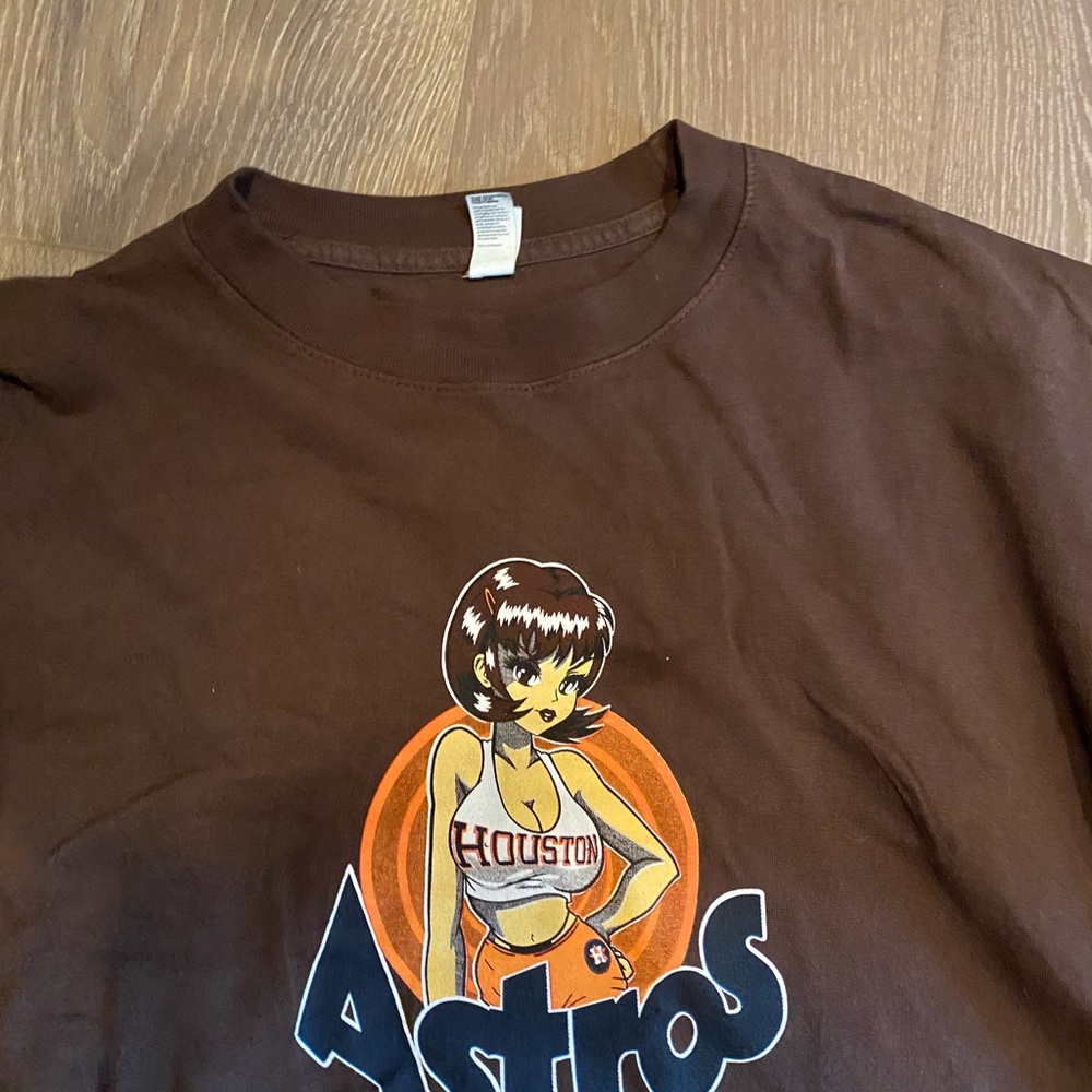 Houston Astros Brown Graphic Tee